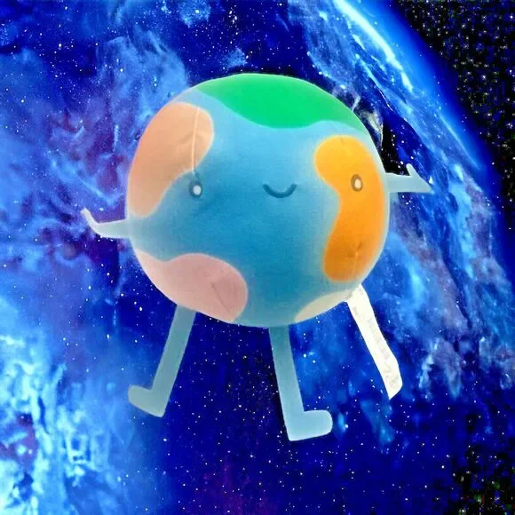 IKEA AFTONSPARV Collection Kids Soft Toy Earth Ball - Multicolor 7 ¾‎ " - Picture 7 of 7